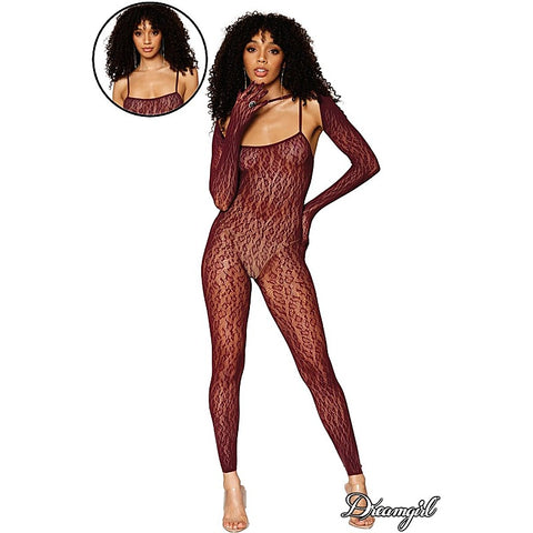 Catsuit Bodystocking & Shrug By Dream Girl Lingerie - Body Stockings