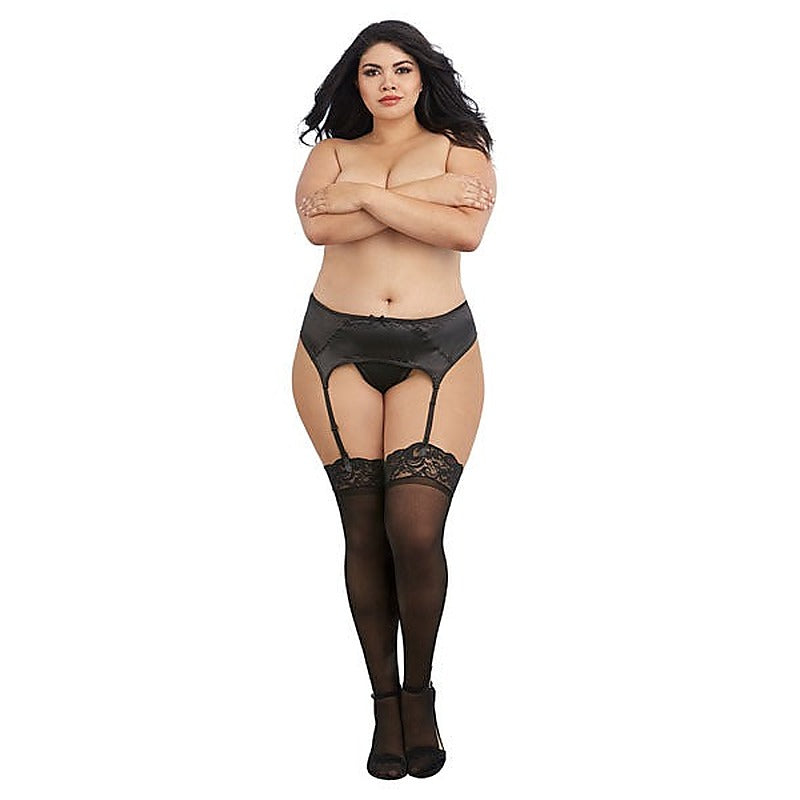 Dream Girl Sheer Thigh High Stockings By Dream Girl Lingerie - Fishnet and Thigh Highs