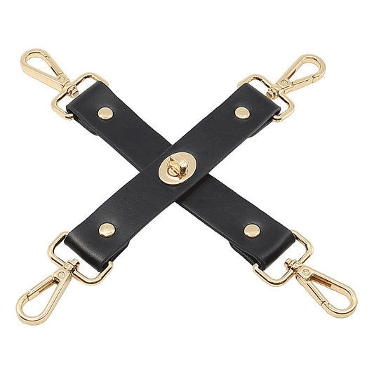 Bondage Play Hogtie Piece By Love In Leather - Cuffs And Restraints