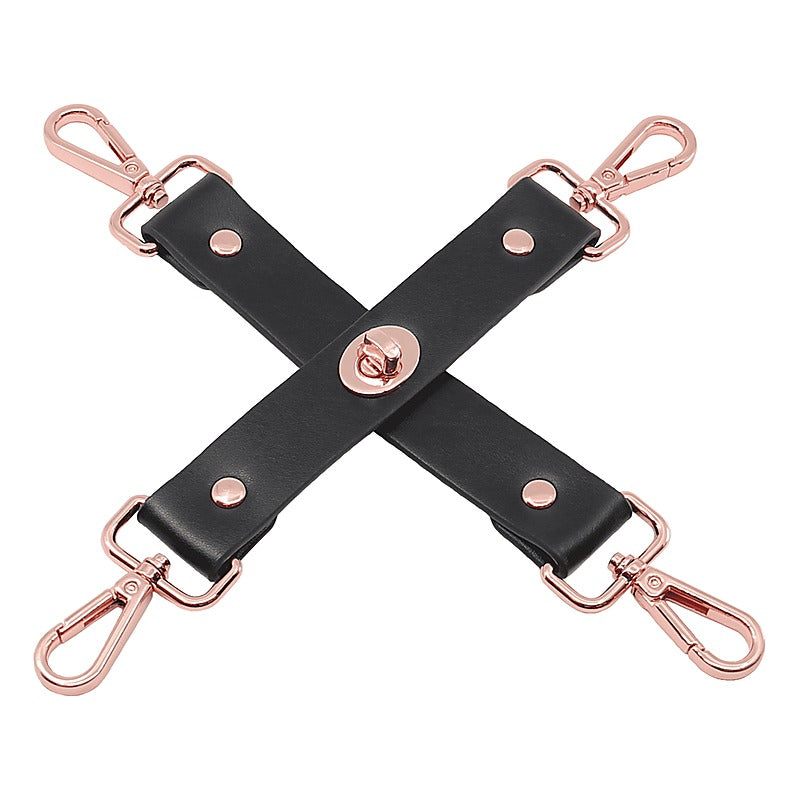 Bondage Play Hogtie Piece By Love In Leather - Cuffs And Restraints