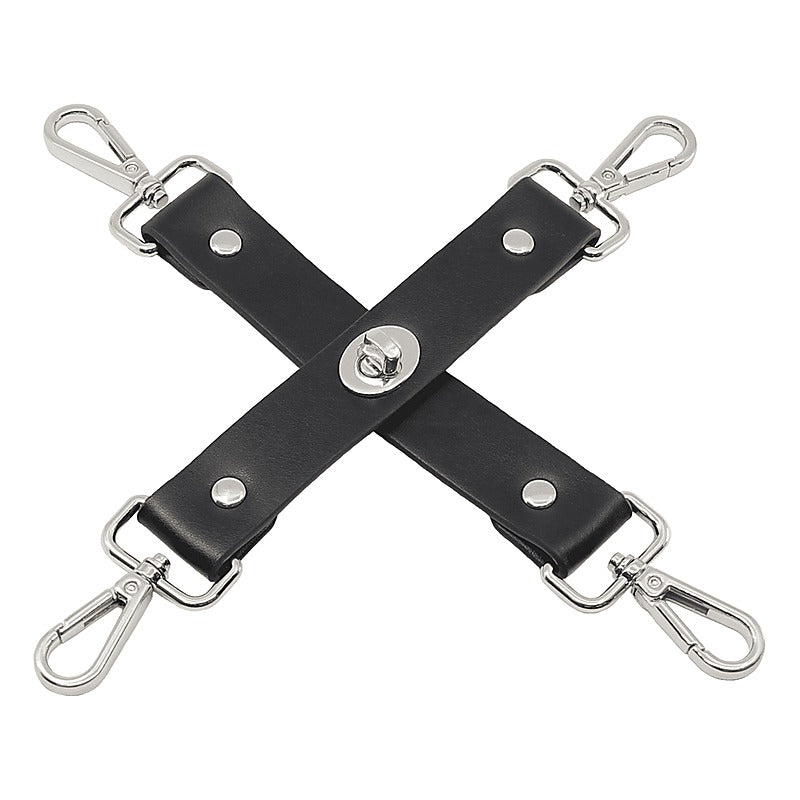 Bondage Play Hogtie Piece By Love In Leather - Cuffs And Restraints