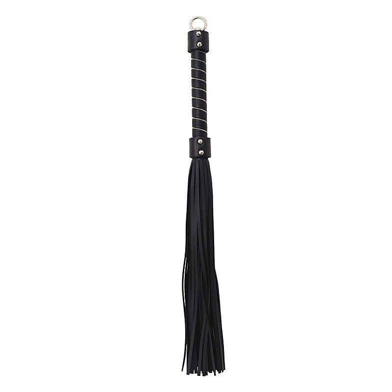 Bdsm Flogger With Chain Detail By Love In Leather - Whips And Crops