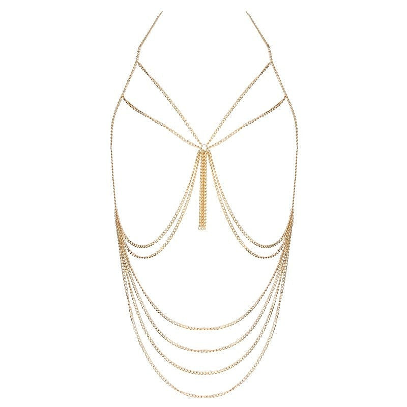 Tassel BDSM Chain Harness by Muse - Cuffs And Restraints