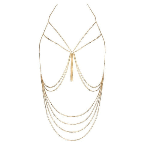 Tassel BDSM Chain Harness by Muse - Cuffs And Restraints