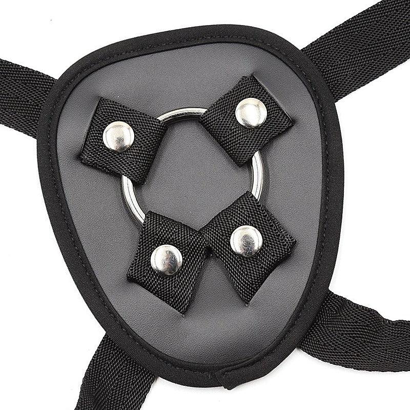 Adjustable Strap-On With Back Support By Love In Leather - Strap On Sextoys