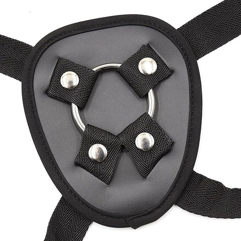 Adjustable Strap-On With Back Support By Love In Leather - Strap On Sextoys