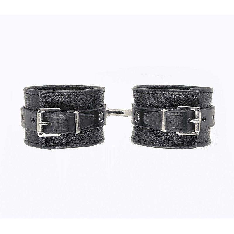 Love In Leather Soft Grained Leather Ankle Restraints - Cuffs And Restraints