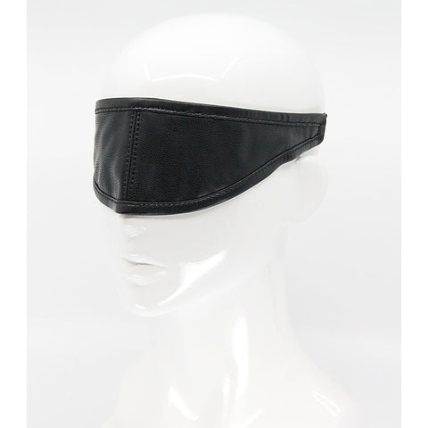 Love In Leather Mouldable Total Block Out Blindfold - Masks And Blindfolds