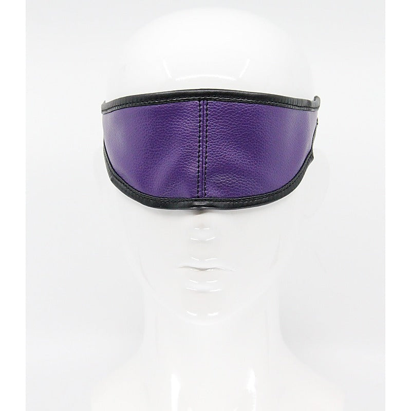 Love In Leather Mouldable Total Block Out Blindfold - Masks And Blindfolds