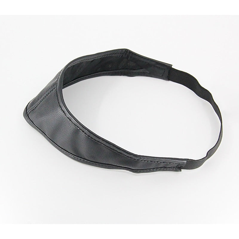 Love In Leather Mouldable Total Block Out Blindfold - Masks And Blindfolds
