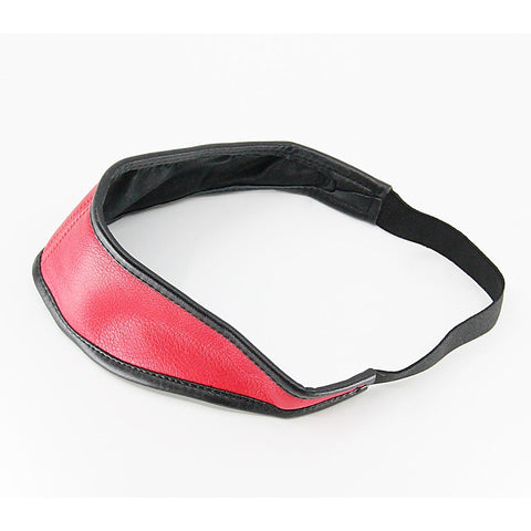 Love In Leather Mouldable Total Block Out Blindfold - Masks And Blindfolds