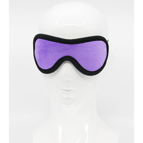 Love In Leather Soft Faux Fur BDSM Play Blindfold - Masks And Blindfolds