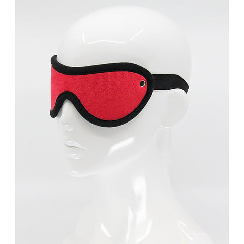 Love In Leather Soft Faux Fur BDSM Play Blindfold - Masks And Blindfolds