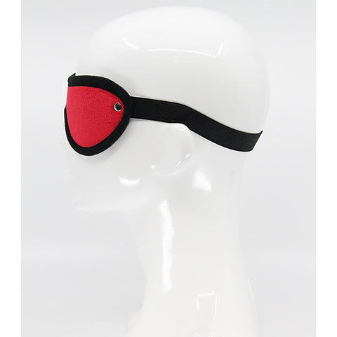 Love In Leather Soft Faux Fur BDSM Play Blindfold - Masks And Blindfolds