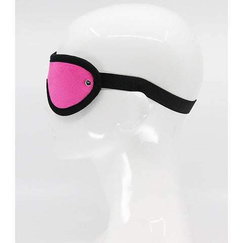 Love In Leather Soft Faux Fur BDSM Play Blindfold - Masks And Blindfolds