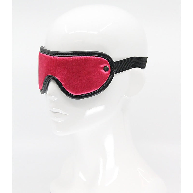 Love In Leather Bright and Silky Satin Blindfold - Masks And Blindfolds