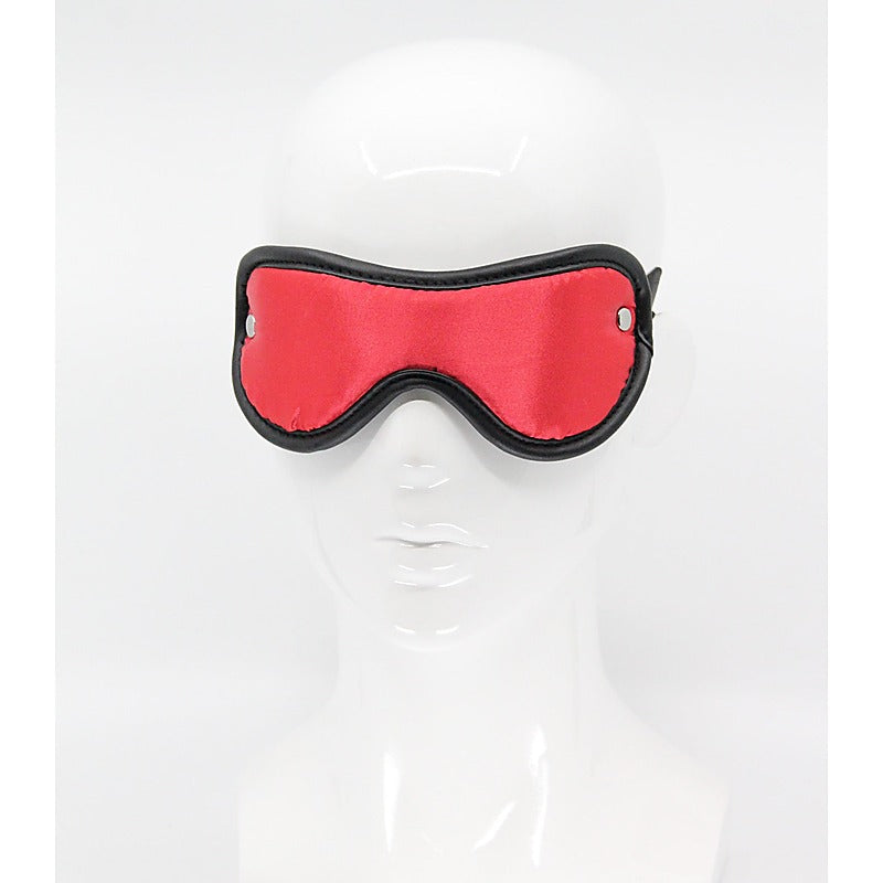 Love In Leather Bright and Silky Satin Blindfold - Masks And Blindfolds