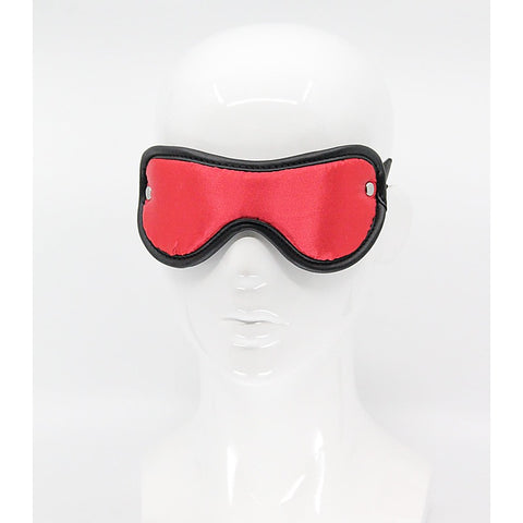 Love In Leather Bright and Silky Satin Blindfold - Masks And Blindfolds