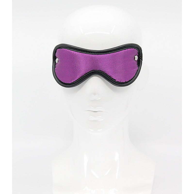 Love In Leather Bright and Silky Satin Blindfold - Masks And Blindfolds