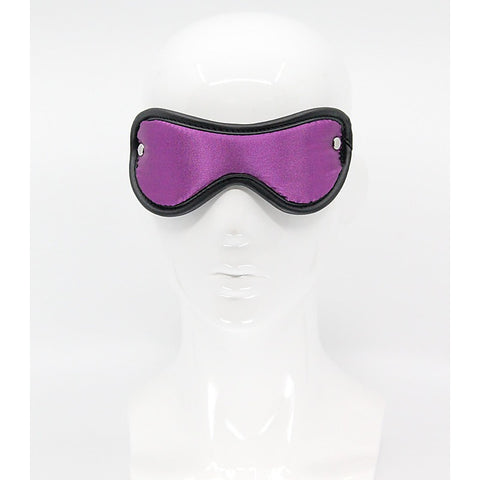 Love In Leather Bright and Silky Satin Blindfold - Masks And Blindfolds