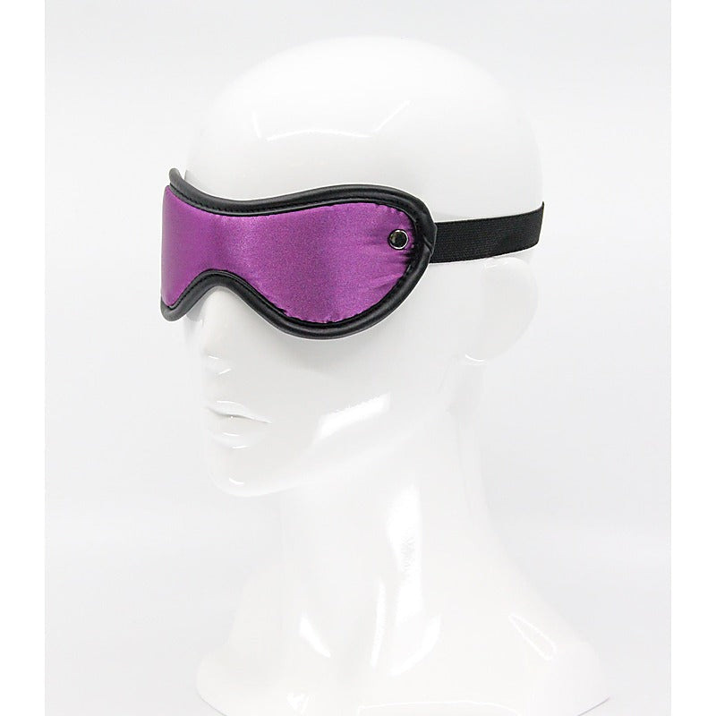 Love In Leather Bright and Silky Satin Blindfold - Masks And Blindfolds