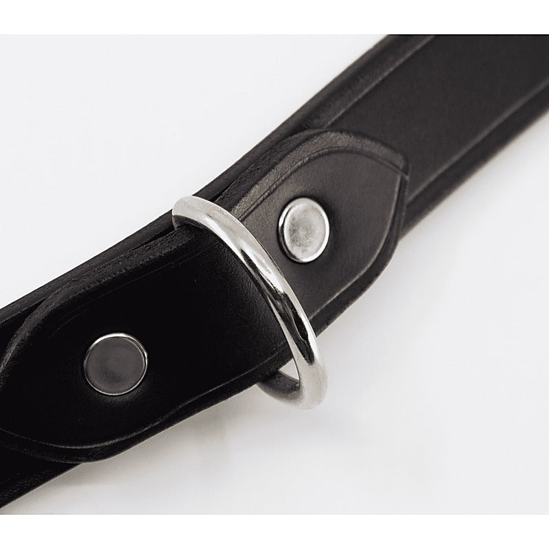 Love In Leather Unlined Italian Leather BDSM Collar - Collars and Leads