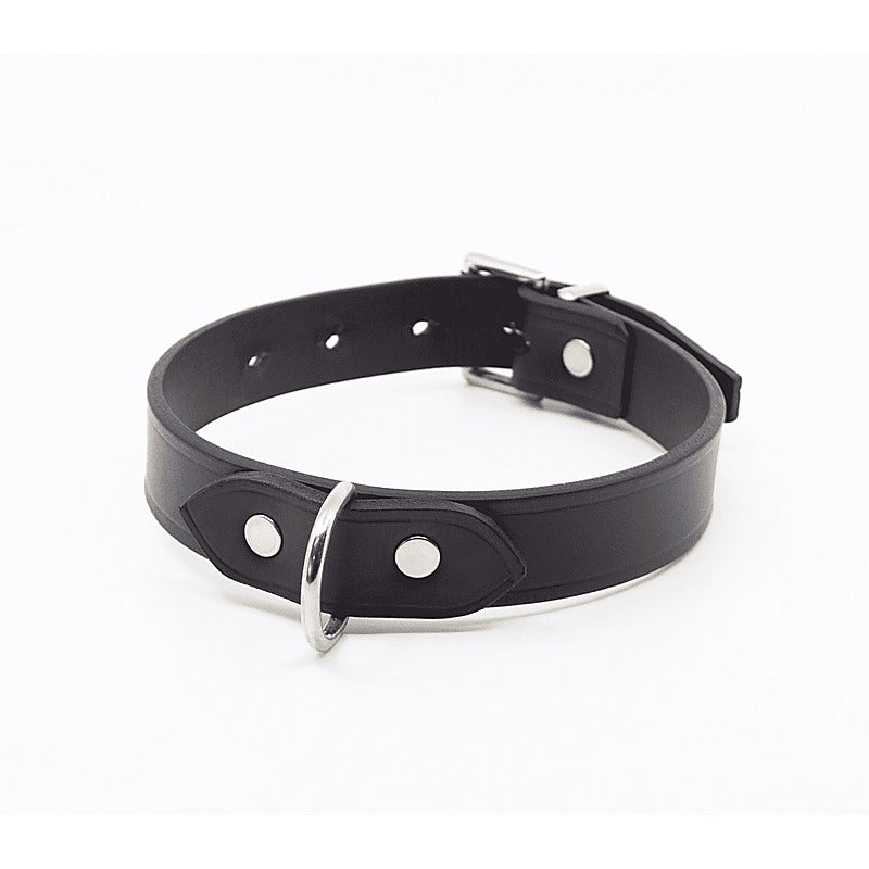 Love In Leather Unlined Italian Leather BDSM Collar - Collars and Leads