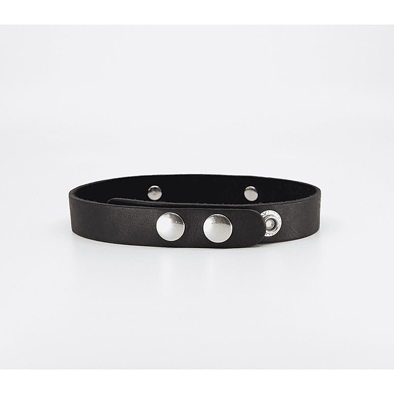 Love In Leather Diamante Sexy Word BDSM Collar - Collars and Leads