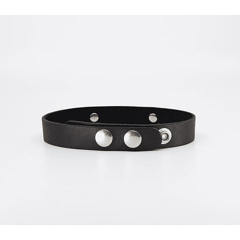 Love In Leather Diamante Slave Word BDSM Collar - Collars and Leads