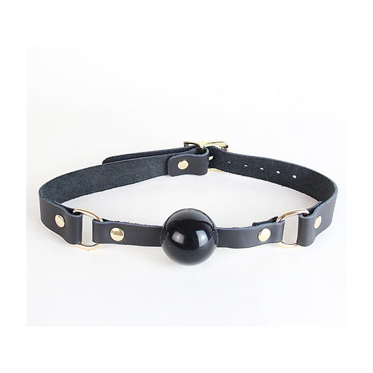 Bdsm Gag With Coloured Hardware By Love In Leather - Bondage Gags and Bits