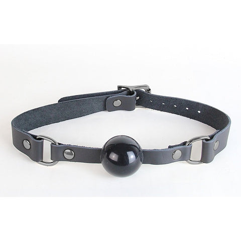 Bdsm Gag With Coloured Hardware By Love In Leather - Bondage Gags and Bits