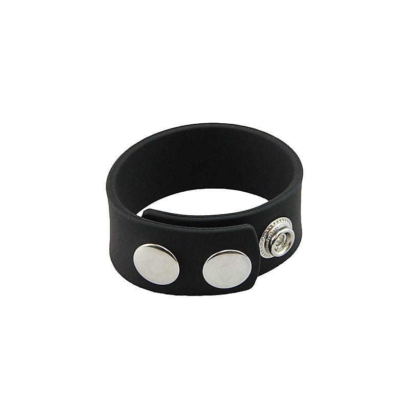 Adjustable Men'S Silicone Cock Band By Love In Leather - Stretchy Cock Rings