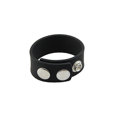 Adjustable Men'S Silicone Cock Band By Love In Leather - Stretchy Cock Rings