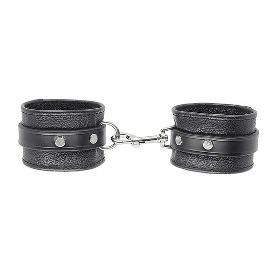 Love In Leather Soft Grained Leather Wrist Cuffs - Cuffs And Restraints