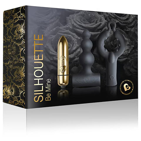 Rocks Off Silhouette Dark Desires Be Mine Vibrator Kit - Vibrator Accessories