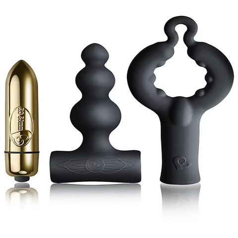 Rocks Off Silhouette Dark Desires Be Mine Vibrator Kit - Vibrator Accessories