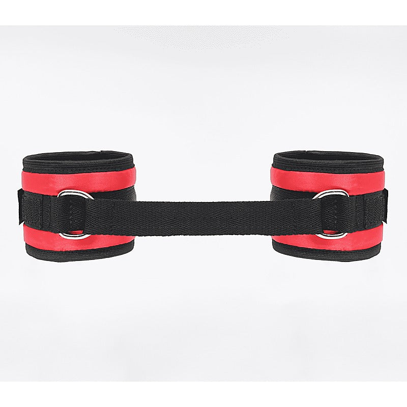 Love In Leather Bright and Soft Satin Wrist Cuffs - Cuffs And Restraints