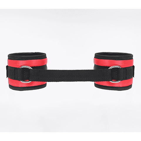 Love In Leather Bright and Soft Satin Wrist Cuffs - Cuffs And Restraints