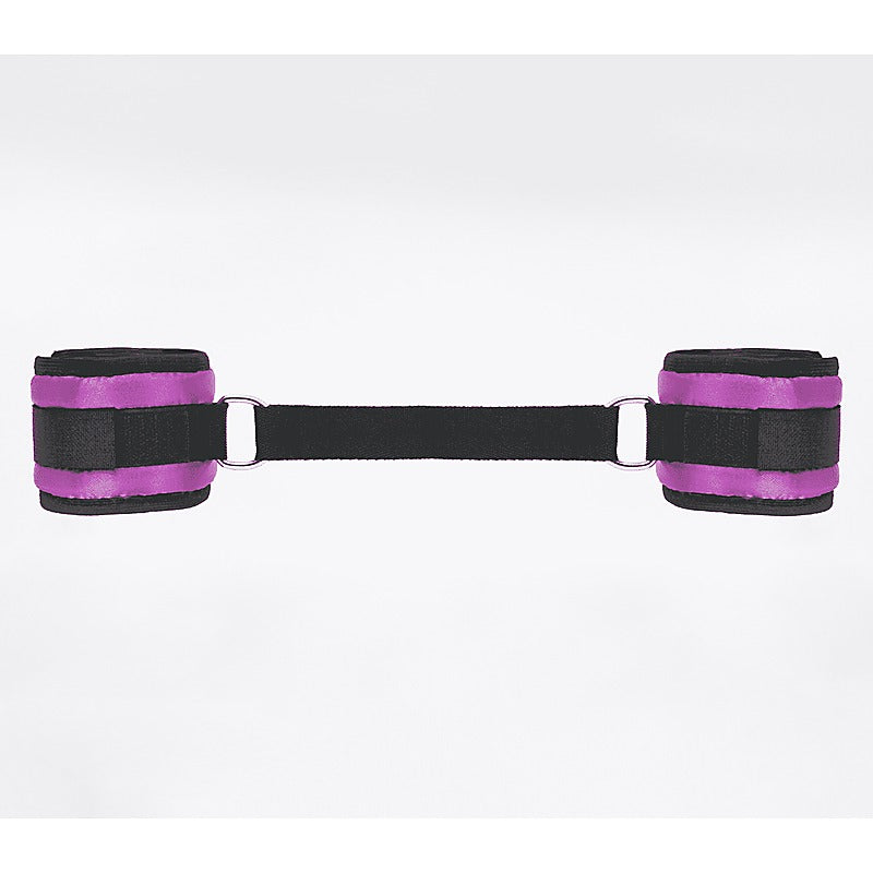 Love In Leather Bright and Soft Satin Wrist Cuffs - Cuffs And Restraints