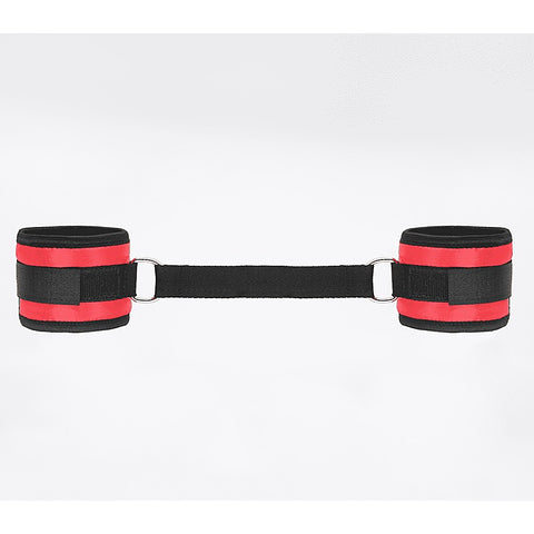 Love In Leather Bright and Soft Satin Wrist Cuffs - Cuffs And Restraints