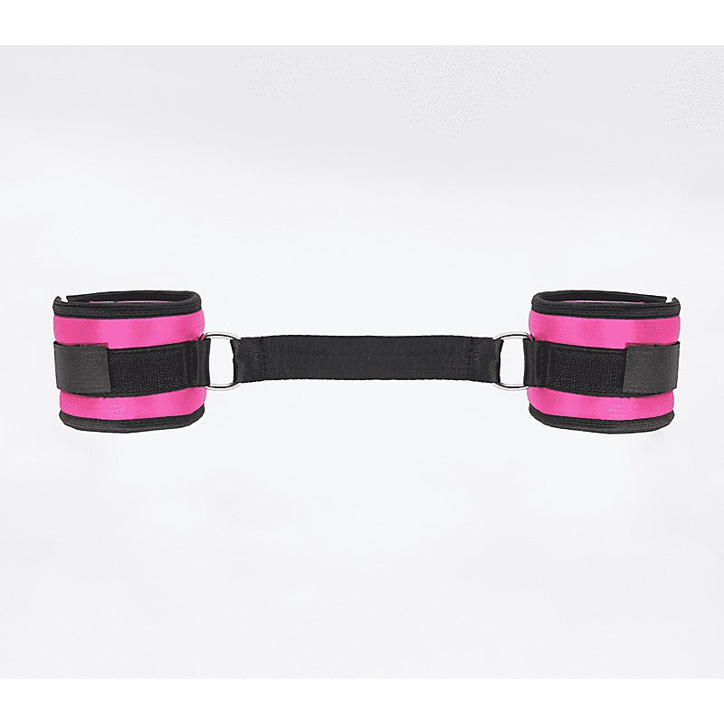 Love In Leather Bright and Soft Satin Wrist Cuffs - Cuffs And Restraints