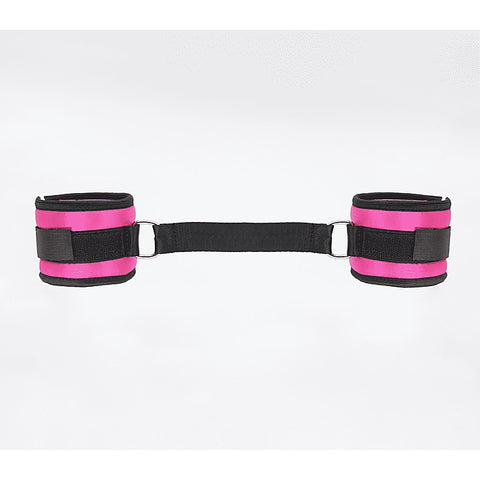 Love In Leather Bright and Soft Satin Wrist Cuffs - Cuffs And Restraints