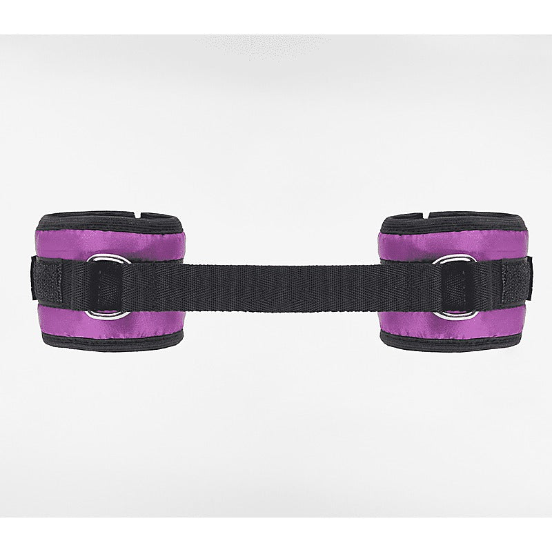 Love In Leather Bright and Soft Satin Wrist Cuffs - Cuffs And Restraints