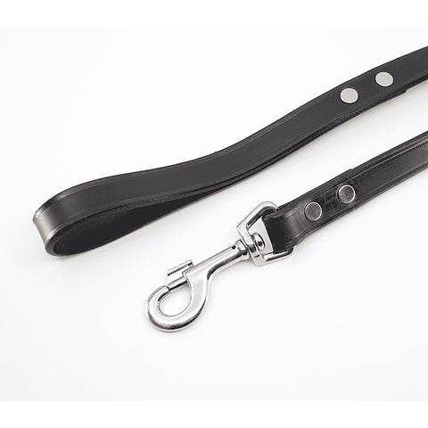Classic Long Leather Bondage Lead By Love In Leather - Collars and Leads