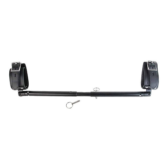 Love In Leather Adjustable Spreader Bar with Cuffs - Spreaders and Hangers