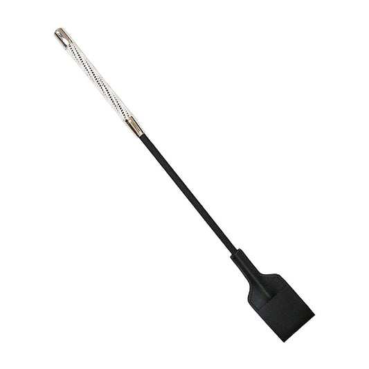 Short Diamante Bondage Riding Crop By Love In Leather - Whips And Crops