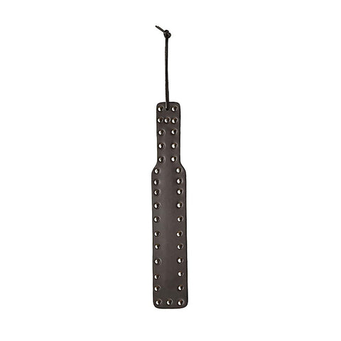 Bdsm Play Studded Leather Paddle By Love In Leather - Paddles And Slappers