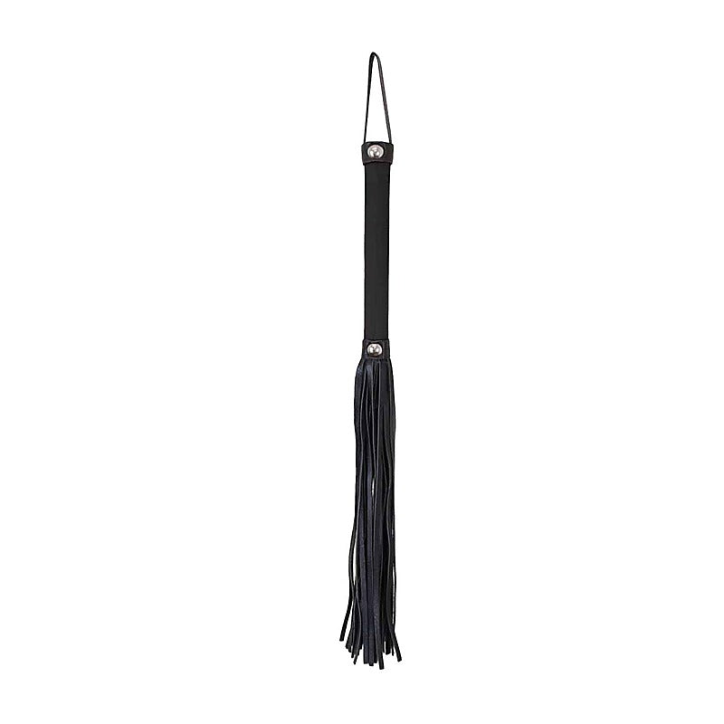 Satin Handle Flogger With Leather Tails By Love In Leather - Whips And Crops