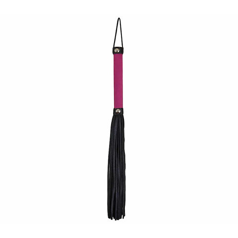 Soft Velveteen Handle Bdsm Flogger By Love In Leather - Whips And Crops