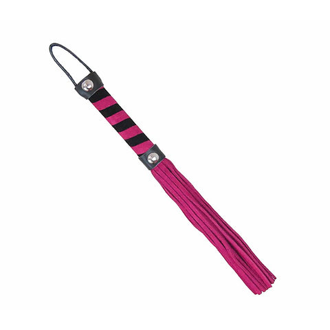 Candy Striped Willy Bondage Whip By Love In Leather - Whips And Crops